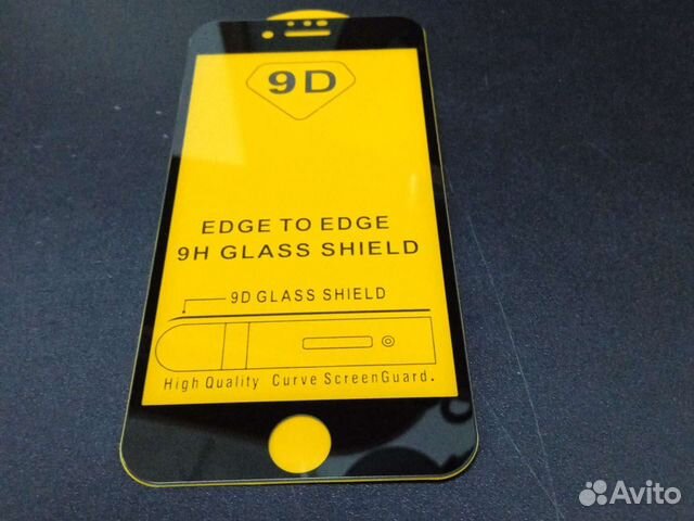 Чёрное стекло iPhone 7