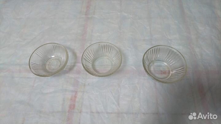 Винтажные солонки из стекла времен СССР