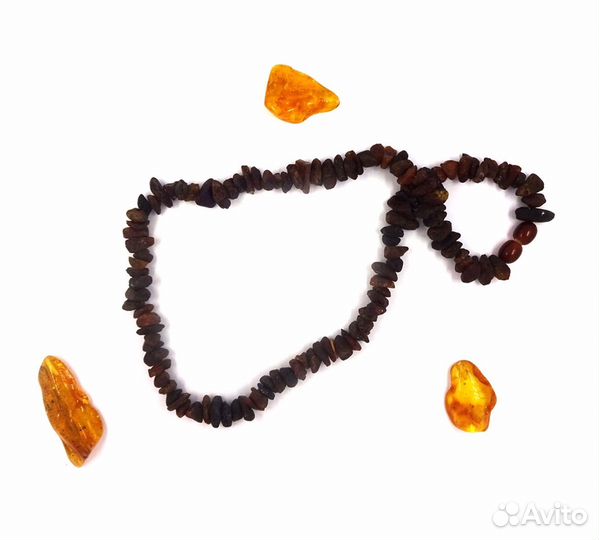 Лечебные бусы из янтаря