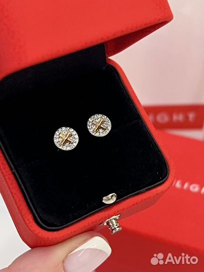Серьги гвоздики 585