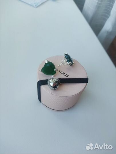 Серьги тоус Tous серебро