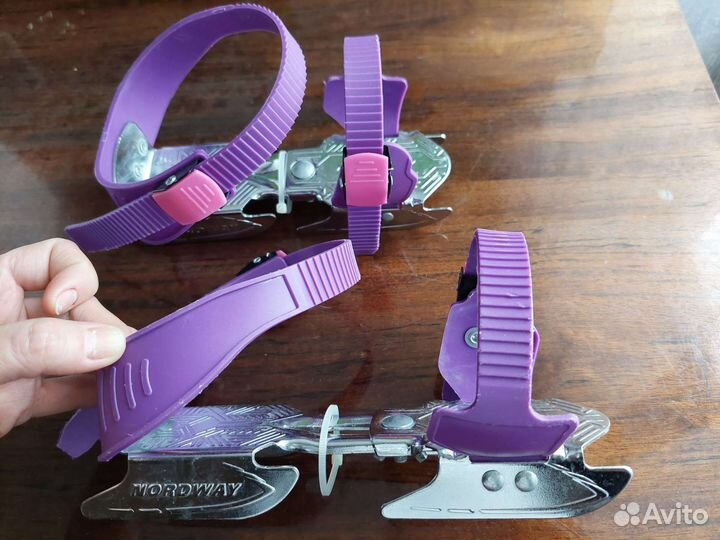 Коньки детские двухполозные раздвижные Nordway