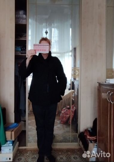 Жакет женский каракулевый, размер 50