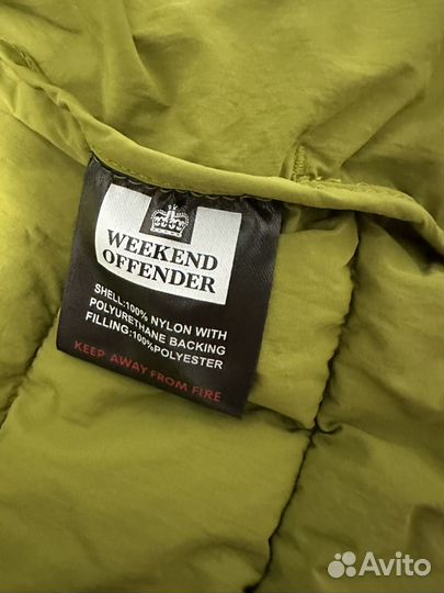 Пуховик weekend offender новый