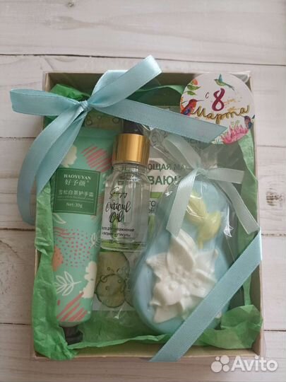 Подарочный набор мыло и косметика