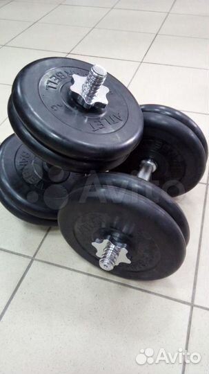 Гантель домашняя 22 кг. Магазин