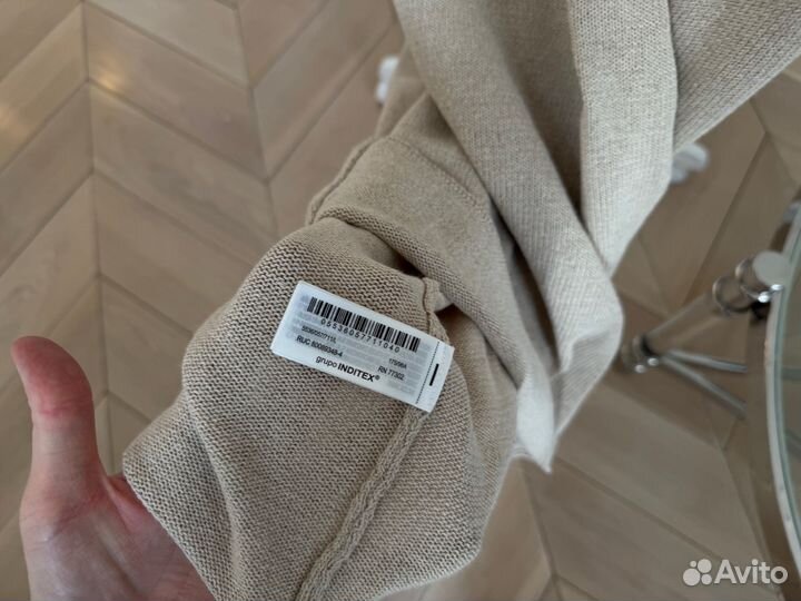 Платье Zara хлопок лен новое L