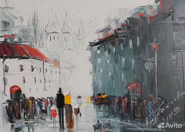 Кулумбегов М.В. 1994г. Холст. Масло