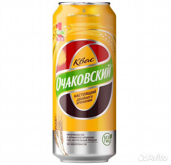 Квас двойного брожения Очаковский 500мл (Очаково)