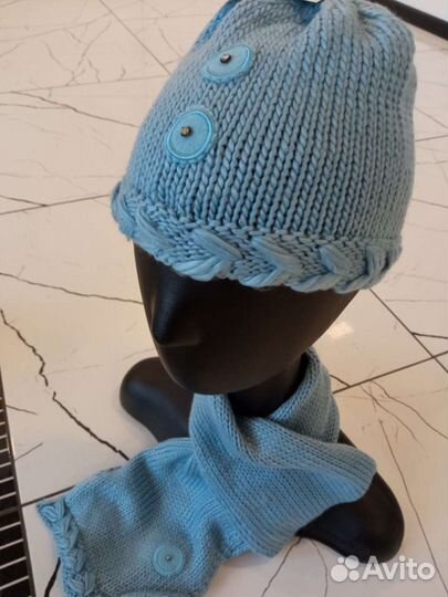 Комплект шапка и шарф