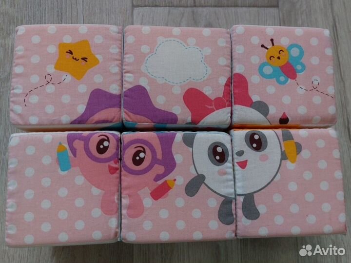 Развивающий кубик мягкий