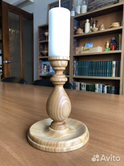 Подсвечники деревянные