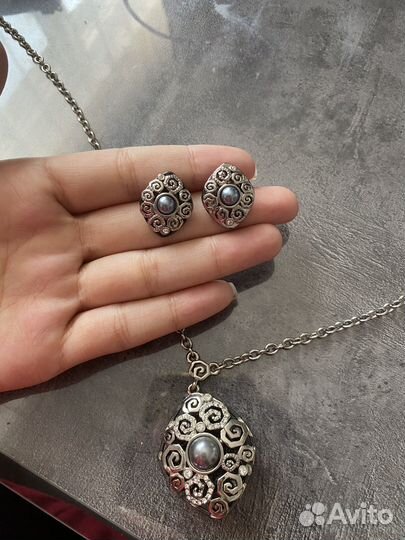 Серьги с подвеской