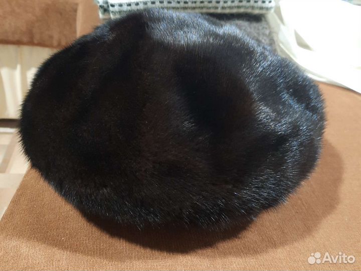 Берет норковый женский мягкий
