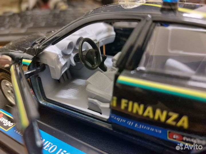 Коллекционная модель Alfa Romeo 156 G.Finanza 1:24