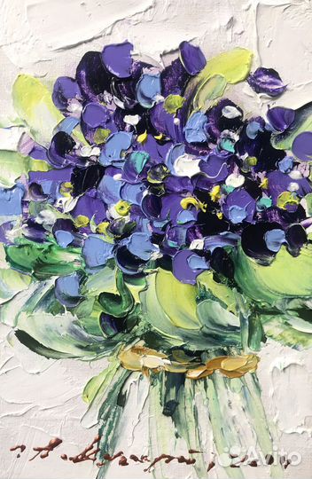 Картины Весенние цветы масло много работ