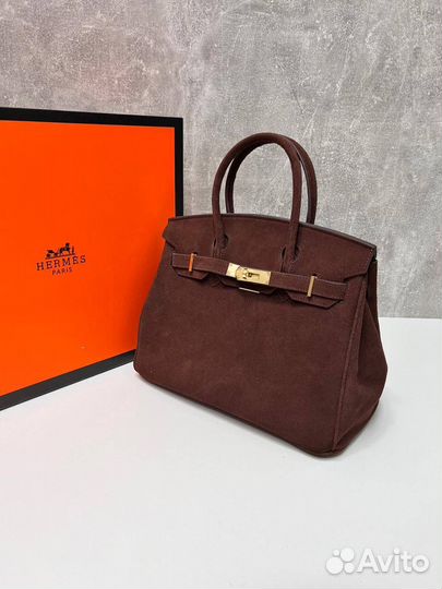 Сумка Hermes Birkin 30 замша