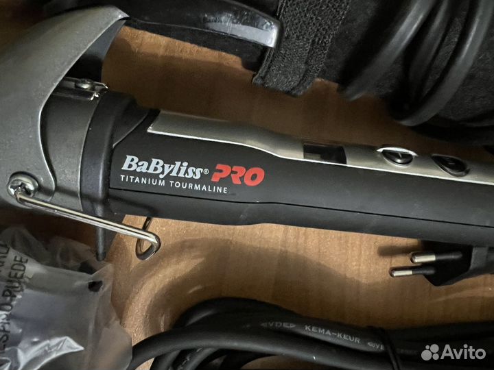 Плойка (шипцы) для волос babyliss pro 38 мм