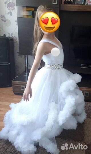 Платье облако для девочки