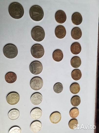 Монеты разные города