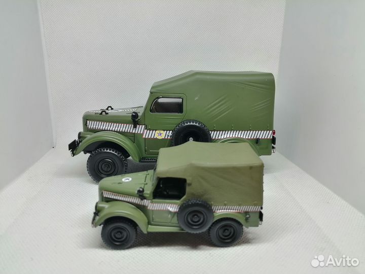 Модель газ-69 «Комендатура» в масштабе 1:24