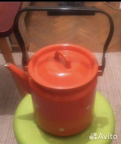 Чайник СССР новый эмалированный