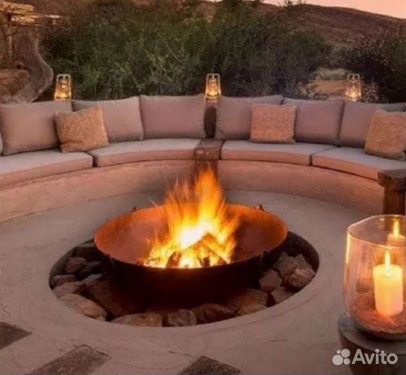 Мангал, кострище, очаг, 600 мм, толщина 6 мм