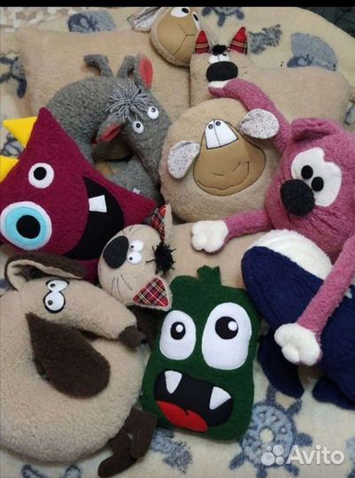 Игрушки подушки /подушки обнимашки /автомобильные