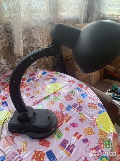 Лампа настольная нквд карболит