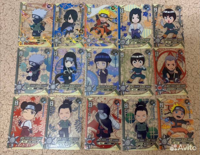 Карточки Наруто
