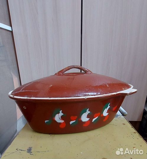 Гусятница чугунная СССР