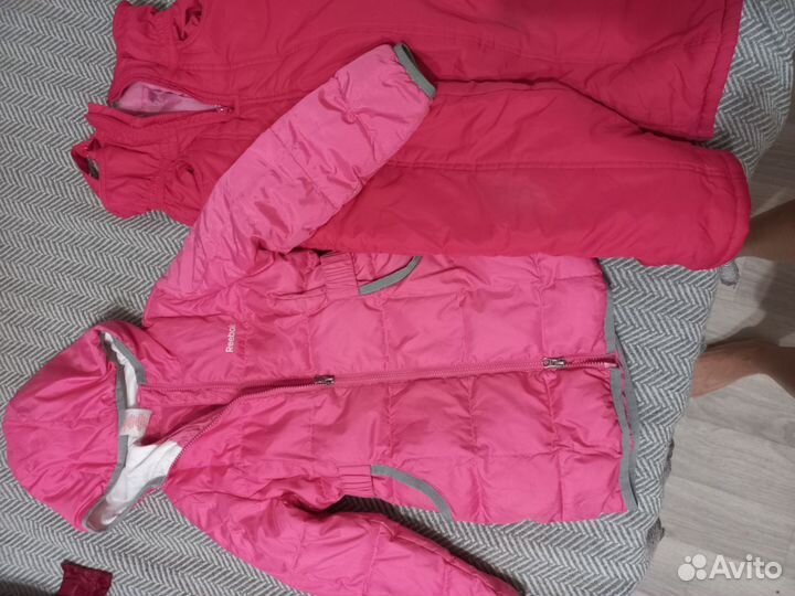 Куртка reebok на девочку 116-122