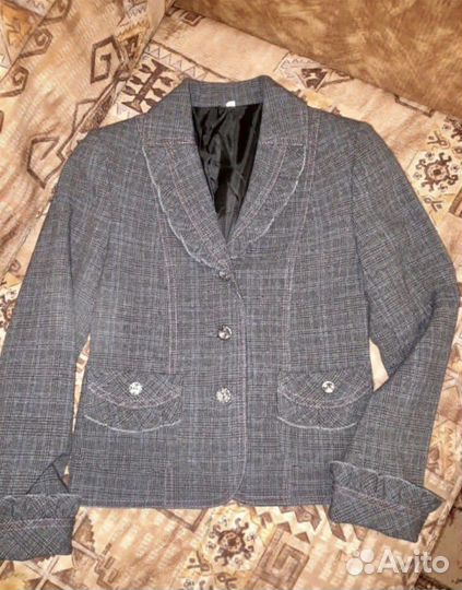 Комплект 4 предмета - пиджак,брюки,юбка,жилет