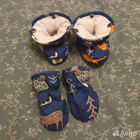 Комбинезон зимний crockid 74-80