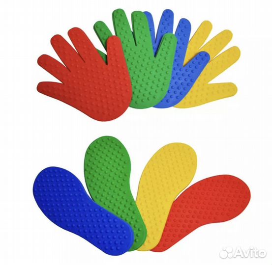 Сенсорные ладошки и следы