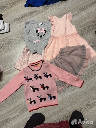Вещи пакетом на девочку 98-104