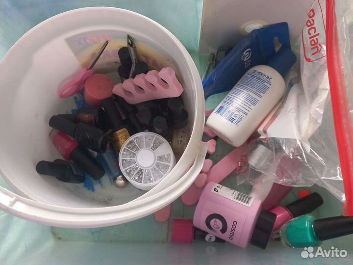 Маникюрный набор с лампой