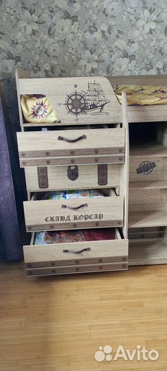 Кровать-чердак корсар