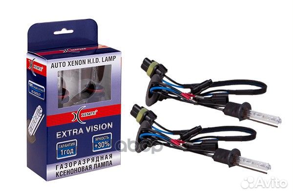 Ксенон лампа H1 5000К KET Extra Vision + 30%
