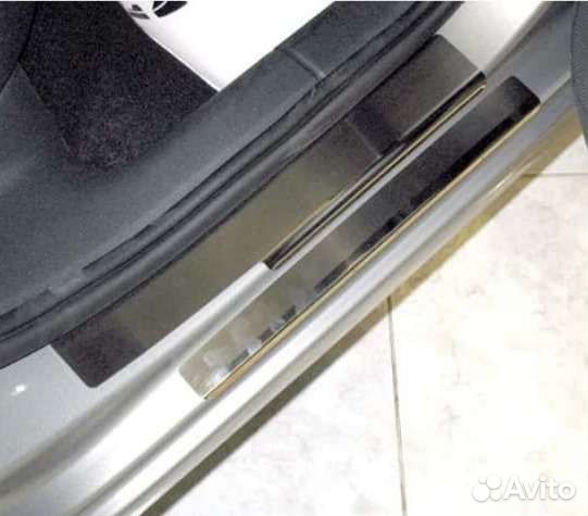 Накладки на пороги skoda octavia a7