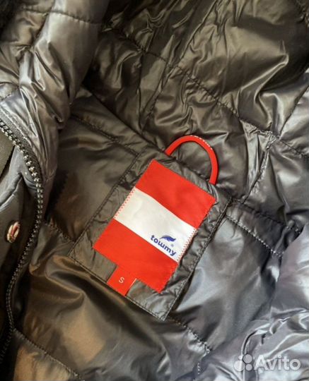 Пуховик удлиненный