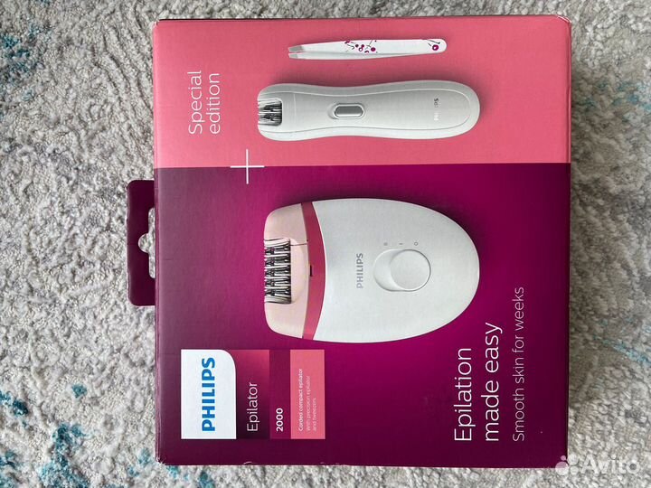 Эпилятор philips новый