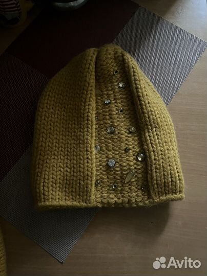 Женский комплект шапка и снуд