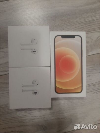 Коробка от iPhone 12 + airpods 2