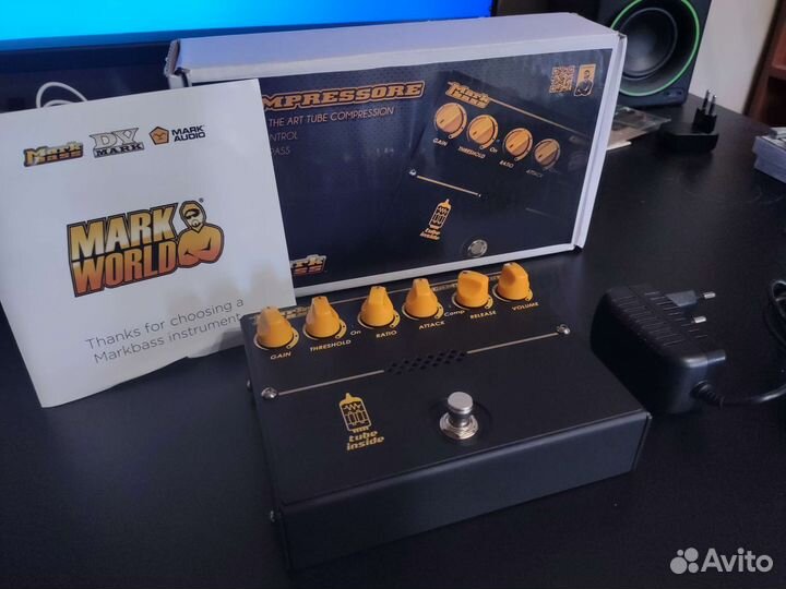 Markbass compressore, ламповый компрессор для баса