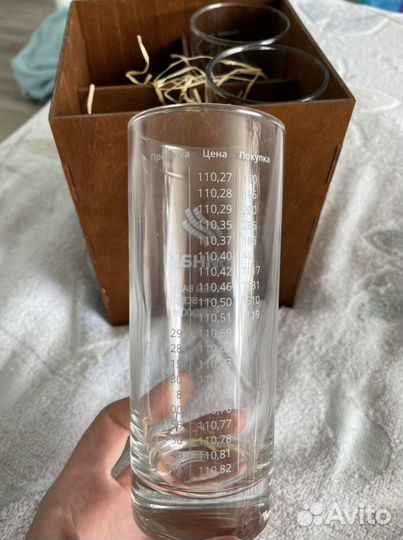 Набор стаканов 4 шт в коробке