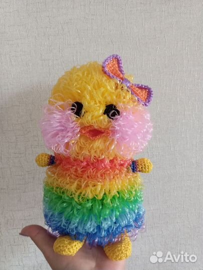 Уточка Лалафанфан (мочалка)