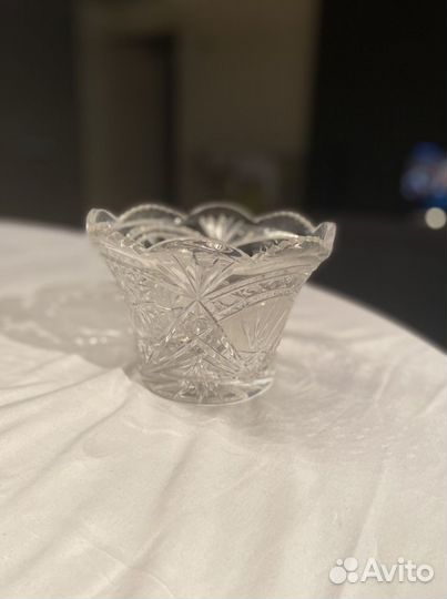 Менажница Хрусталь СССР тарелки
