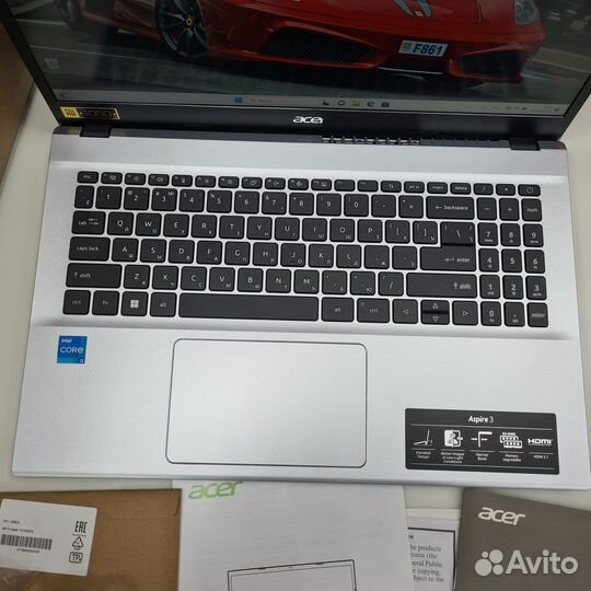 Новый ноутбук FullHD IPS/i3-12 6 ядер/8GB/256GB