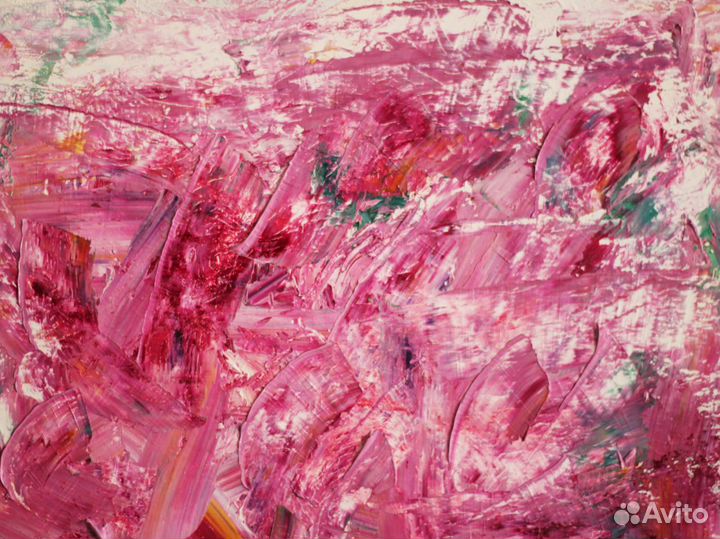 Карина маслом абстракционизм Пионы